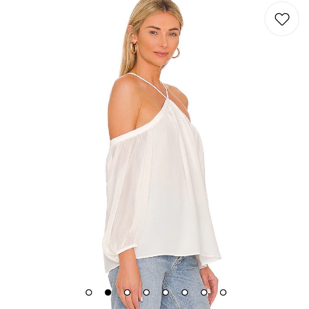 1. State long sleeve high neck blouse xxs - Picture 3 of 15